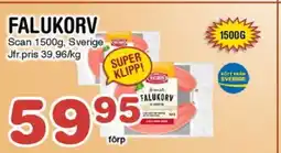 Nya Pulsen Falukorv erbjuda