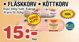 Nya Pulsen Fläskkorv• köttkorv erbjuda