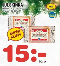 Nya Pulsen Julskinka erbjuda