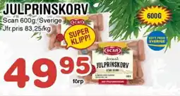 Nya Pulsen Julprinskorv erbjuda