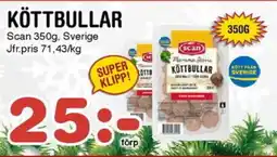 Nya Pulsen Köttbullar erbjuda