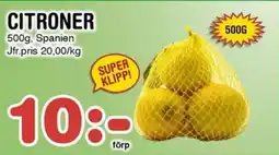 Nya Pulsen Citroner erbjuda