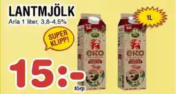 Nya Pulsen Lantmjölk erbjuda