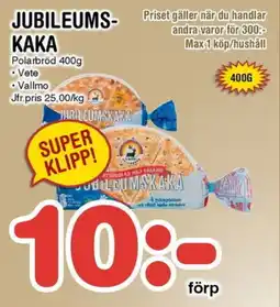 Nya Pulsen Jubileums- kaka erbjuda