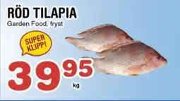 Nya Pulsen Röd tilapia erbjuda