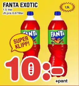 Nya Pulsen Fanta exotic erbjuda