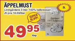 Nya Pulsen Äppelmust erbjuda
