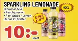 Nya Pulsen Sparkling lemonade erbjuda