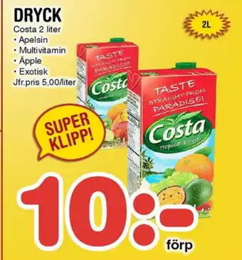 Nya Pulsen Dryck erbjuda