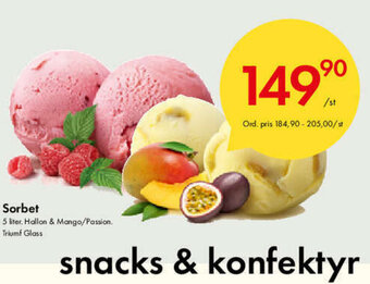 Snabbgross Sorbet erbjuda