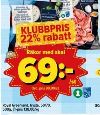 Östenssons Räkor med skal erbjuda