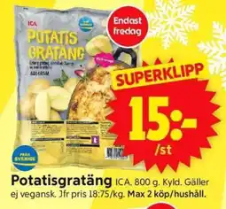 ICA Supermarket POTATISGRATÄNG erbjuda