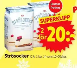 ICA Supermarket STRÖSOCKER erbjuda
