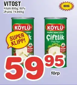 Nya Pulsen Köylü Vitost erbjuda