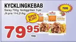 Nya Pulsen Saray Kycklingkebab erbjuda