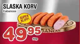 Nya Pulsen Slaska korv erbjuda