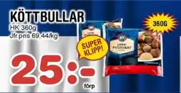 Nya Pulsen HK Köttbullar erbjuda