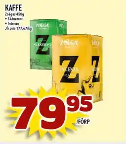 Nya Pulsen Zoégas Kaffe erbjuda