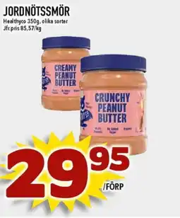 Nya Pulsen Healthyco Jordnötssmör erbjuda
