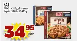 Nya Pulsen FELIX Paj erbjuda