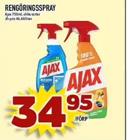 Nya Pulsen AJAX Rengöringsspray erbjuda