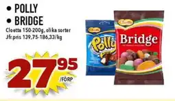 Nya Pulsen Cloetta Polly • Bridge erbjuda