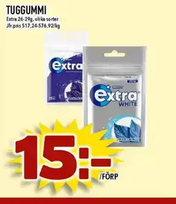 Nya Pulsen Extra Tuggummi erbjuda