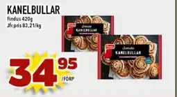 Nya Pulsen Findus Kanelbullar erbjuda