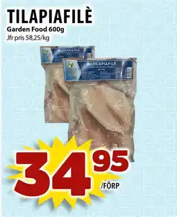 Matvärlden Tensta Tilapiafilè erbjuda