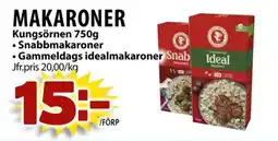 Matvärlden Tensta Kungsörnen Makaroner erbjuda