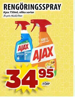Matvärlden Tensta AJAX Rengöringsspray erbjuda