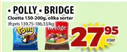 Matvärlden Tensta Cloetta Polly • Bridge erbjuda