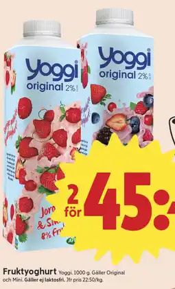 ICA Nära Yoggi Fruktyoghurt erbjuda