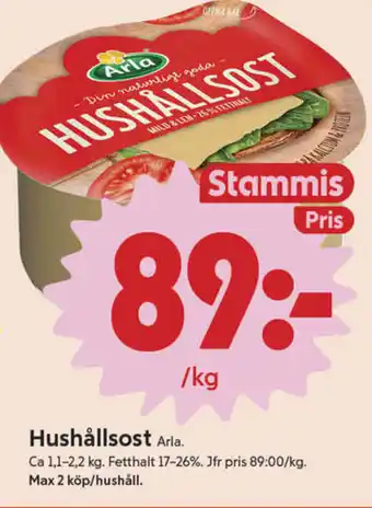 ICA Nära Arla Hushållsost erbjuda