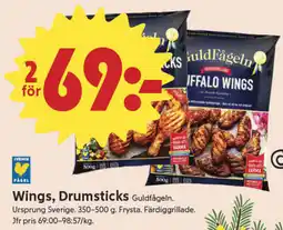 ICA Nära Guldfågeln Wings, Drumsticks erbjuda