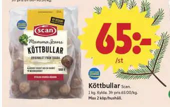 ICA Nära Scan Köttbullar erbjuda