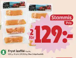 ICA Nära Pacific Fryst laxfilé erbjuda