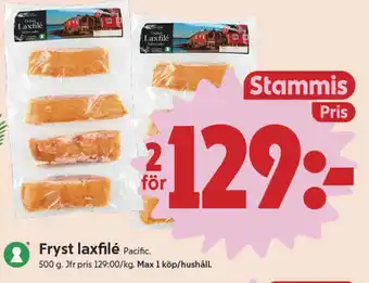 ICA Nära Pacific Fryst laxfilé erbjuda