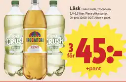 ICA Nära Läsk Loka Crush, Trocadero erbjuda