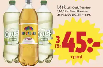 ICA Nära Läsk Loka Crush, Trocadero erbjuda
