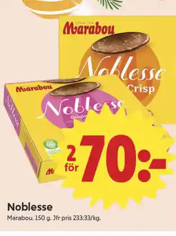 ICA Nära Marabou Noblesse erbjuda