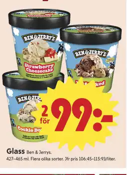 ICA Nära BEN &JERRY'S Glass erbjuda