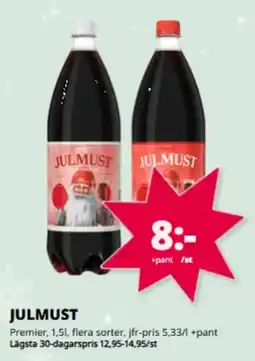 Tempo Premier Julmust erbjuda