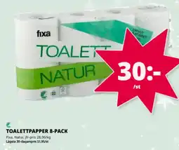 Tempo Fixa Toalettpapper erbjuda