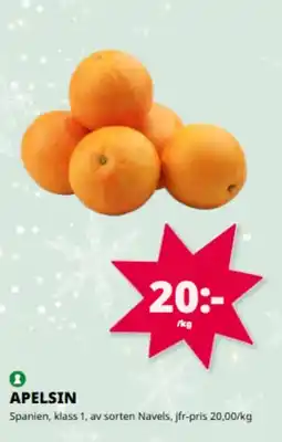 Tempo Apelsin erbjuda