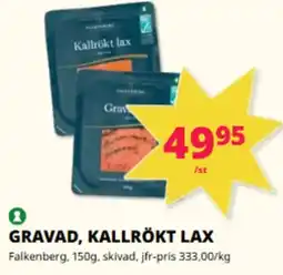 Tempo Falkenberg Gravad, kallrökt lax erbjuda