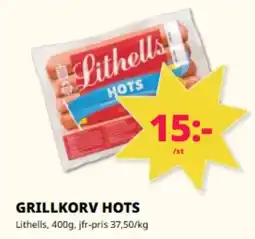Tempo Lithells Grillkorv hots erbjuda