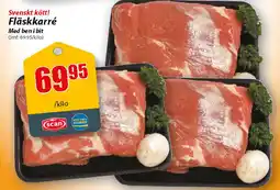 Extra Mjällby Stormarknad Svenskt kött! Fläskkarré erbjuda