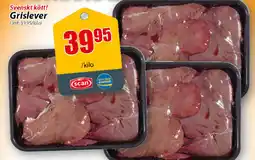 Extra Mjällby Stormarknad Svenskt kött! Grislever erbjuda