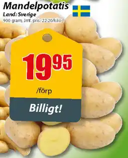 Extra Mjällby Stormarknad Mandelpotatis erbjuda